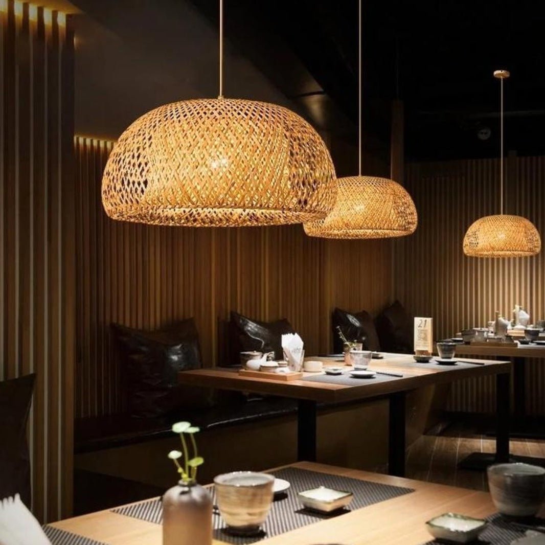 Wagner - Bamboo Hanging Lamp Round - Act Design Shop
