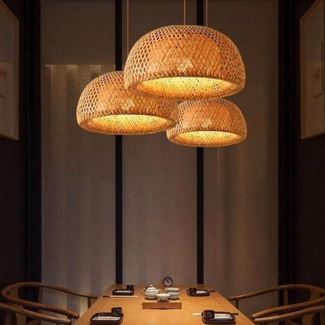 Wagner - Bamboo Hanging Lamp Round - Act Design Shop