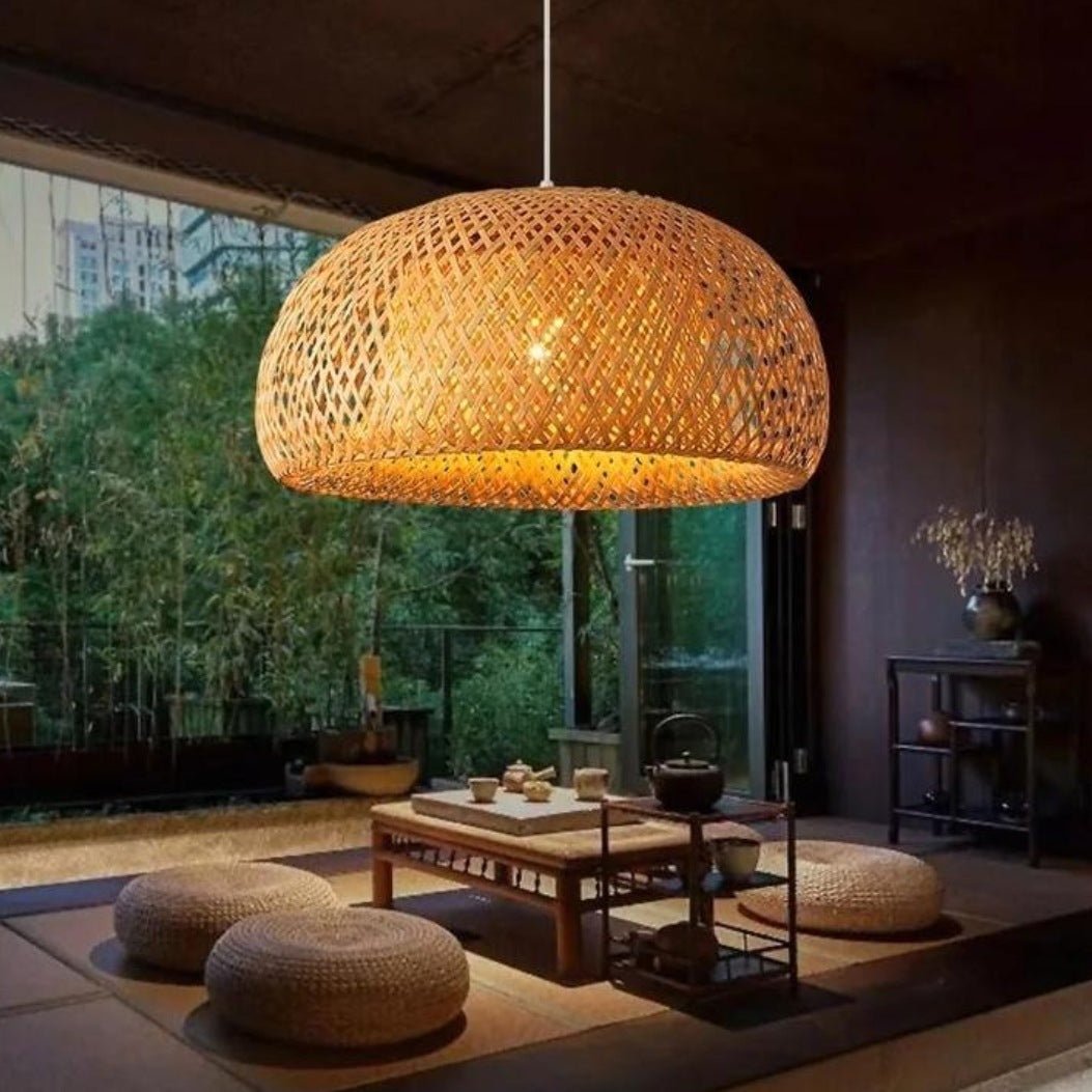 Wagner - Bamboo Hanging Lamp Round - Act Design Shop