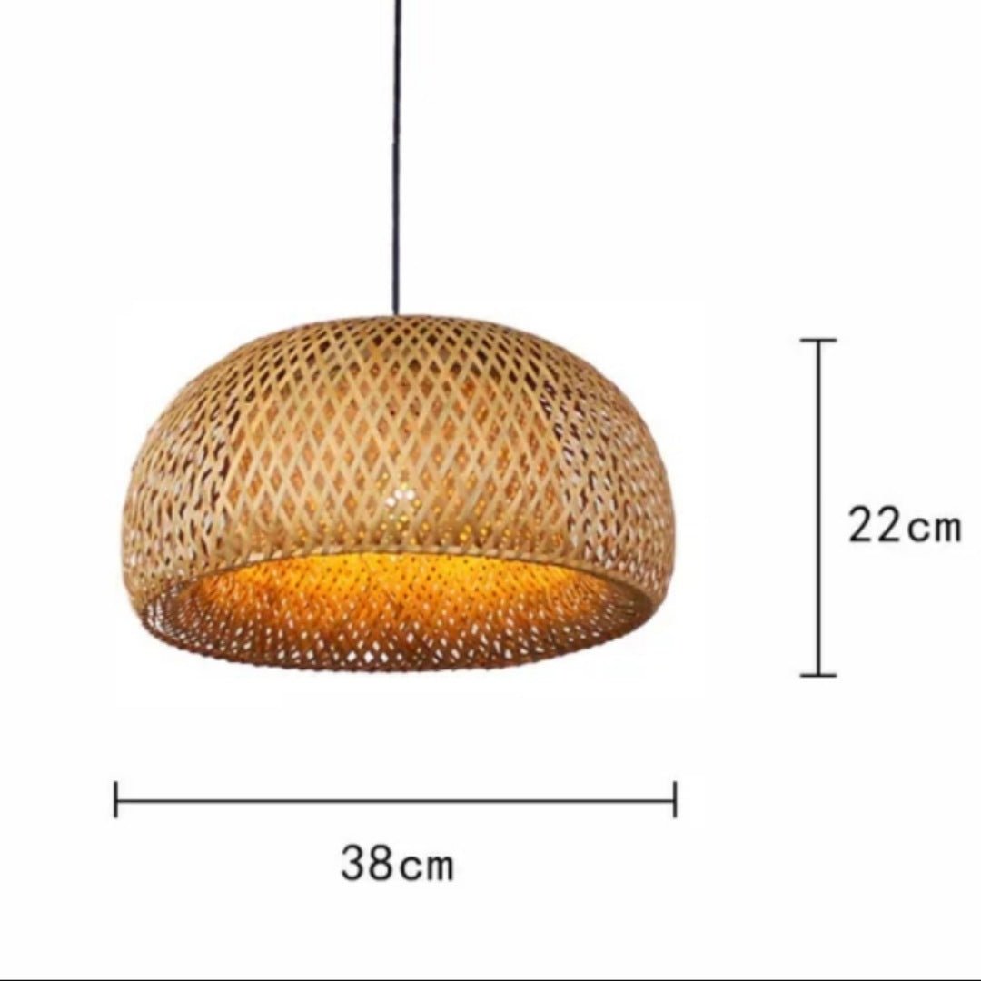 Wagner - Bamboo Hanging Lamp Round - Act Design Shop