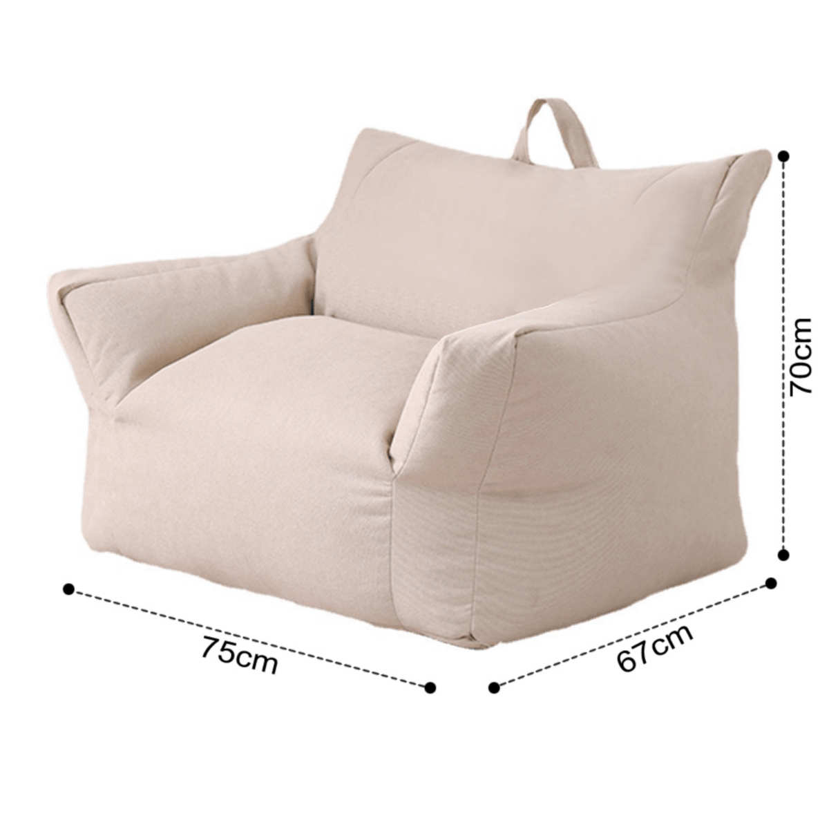 Wagner - Beanbag Cotton Drag & Drop Couch - Act Design Shop