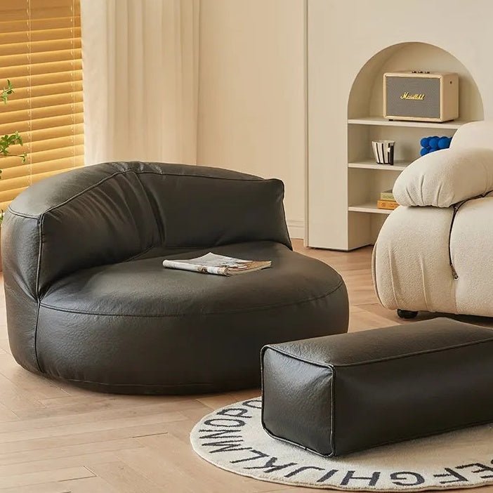 Wagner - Beanbag Sofa Round Pu Leather - Act Design Shop