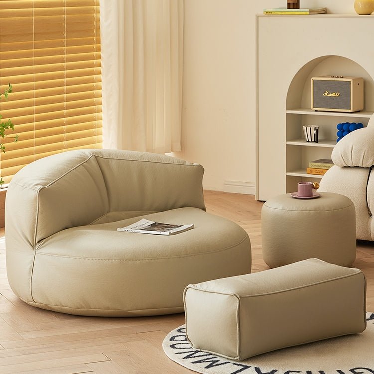 Wagner - Beanbag Sofa Round Pu Leather - Act Design Shop