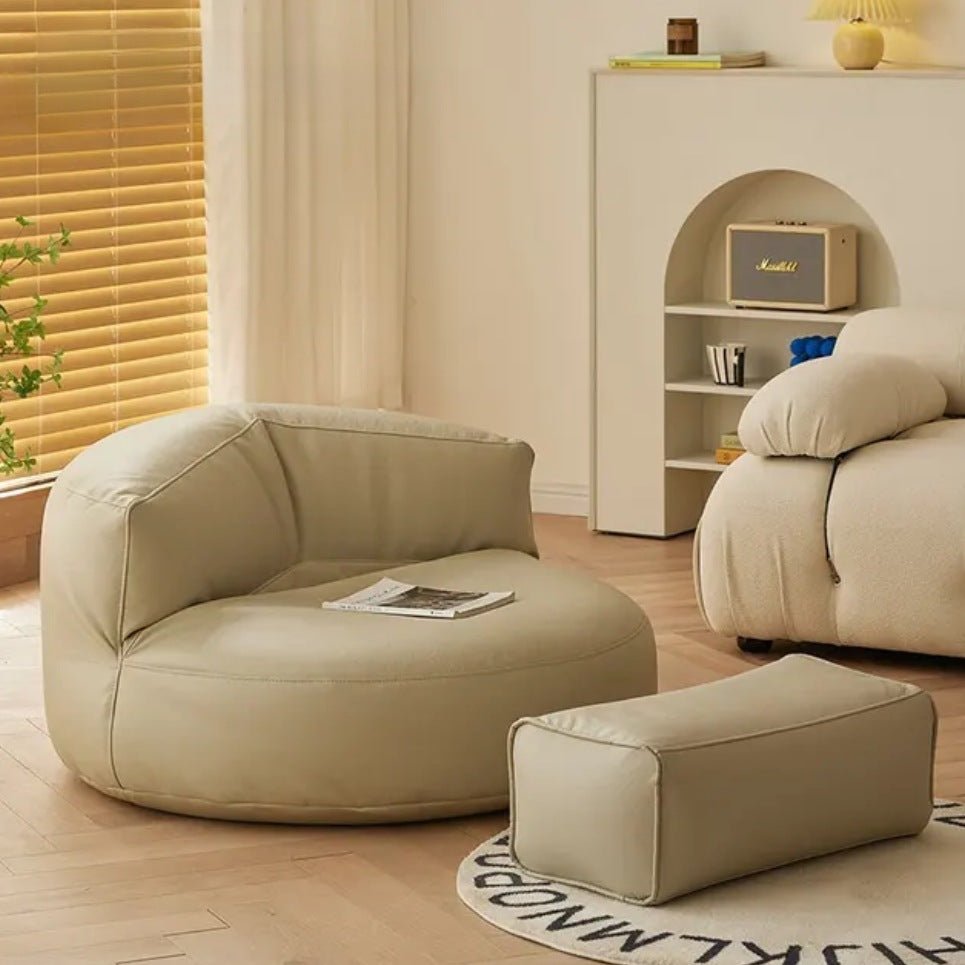 Wagner - Beanbag Sofa Round Pu Leather - Act Design Shop