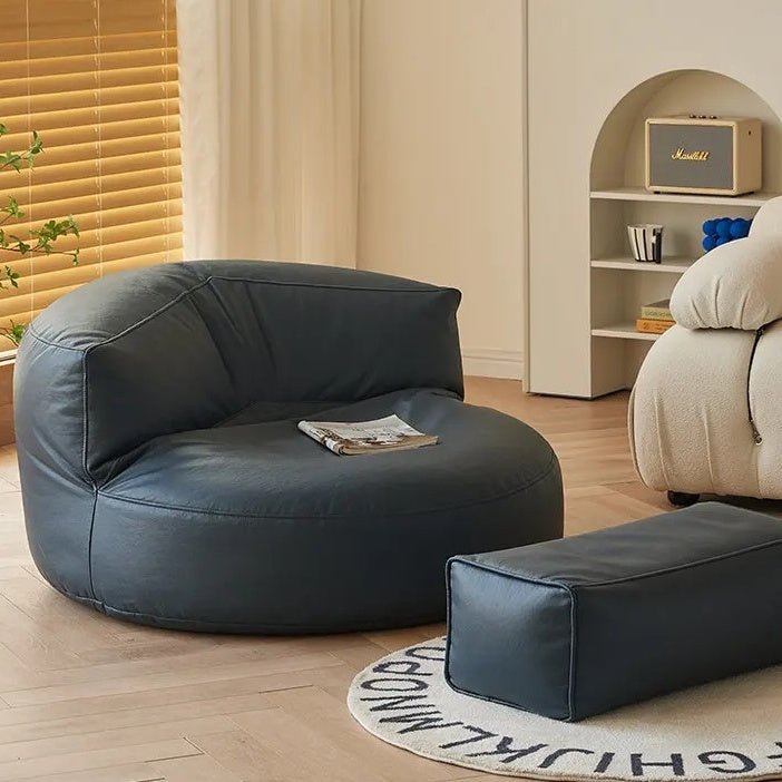 Wagner - Beanbag Sofa Round Pu Leather - Act Design Shop