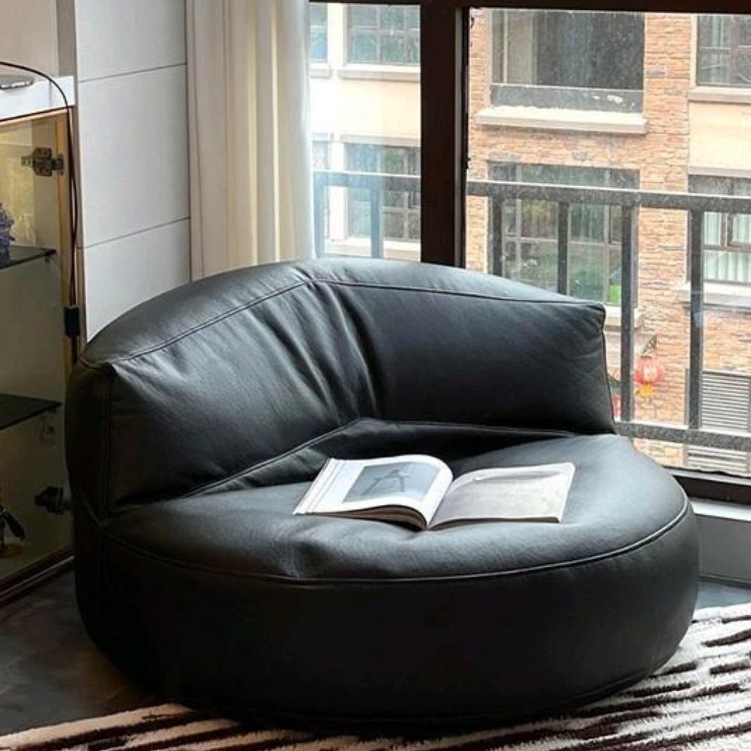 Wagner - Beanbag Sofa Round Pu Leather - Act Design Shop