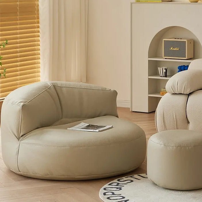 Wagner - Beanbag Sofa Round Pu Leather - Act Design Shop