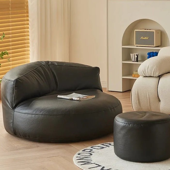 Wagner - Beanbag Sofa Round Pu Leather - Act Design Shop
