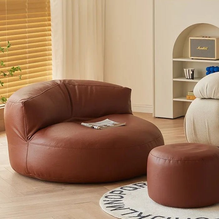 Wagner - Beanbag Sofa Round Pu Leather - Act Design Shop