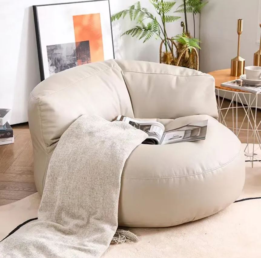 Wagner - Beanbag Sofa Round Pu Leather - Act Design Shop