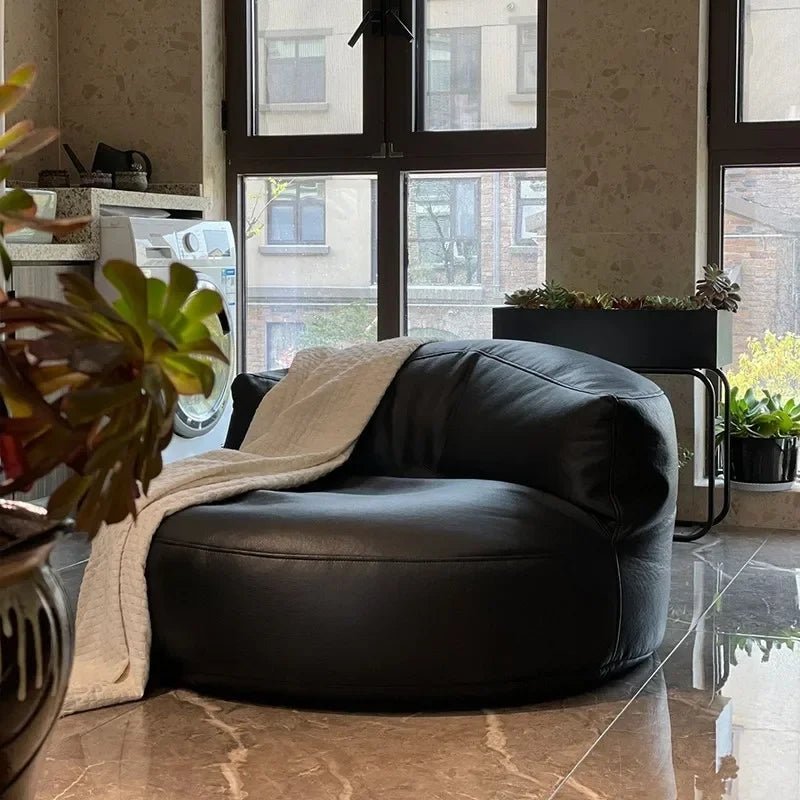 Wagner - Beanbag Sofa Round Pu Leather - Act Design Shop