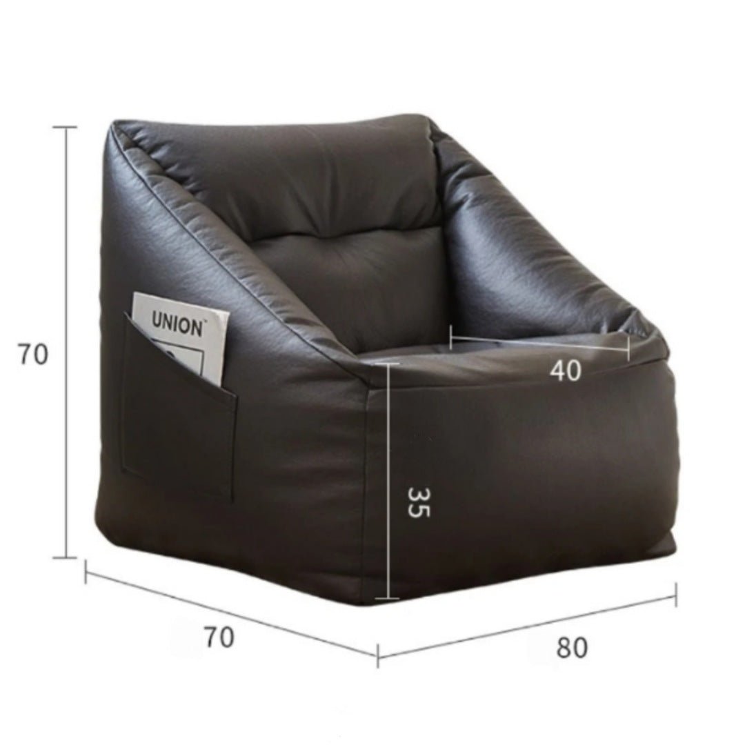 Wagner - Beanbag Square Pu Leather - Act Design Shop
