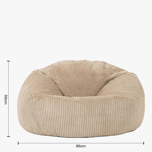 Wagner - Beanbag with Filling Corner Seat 85x50cm - Act Design Shop