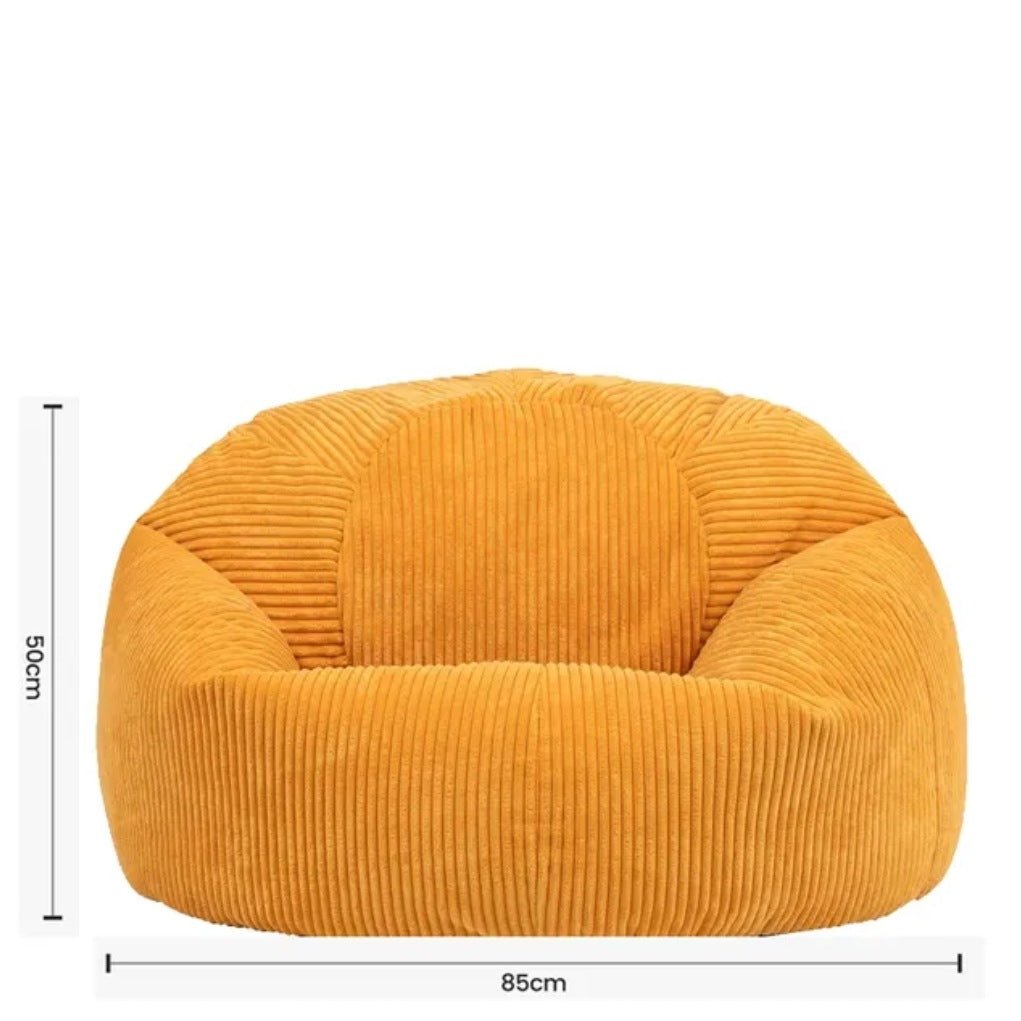 Wagner - Beanbag with Filling Corner Seat 85x50cm - Act Design Shop