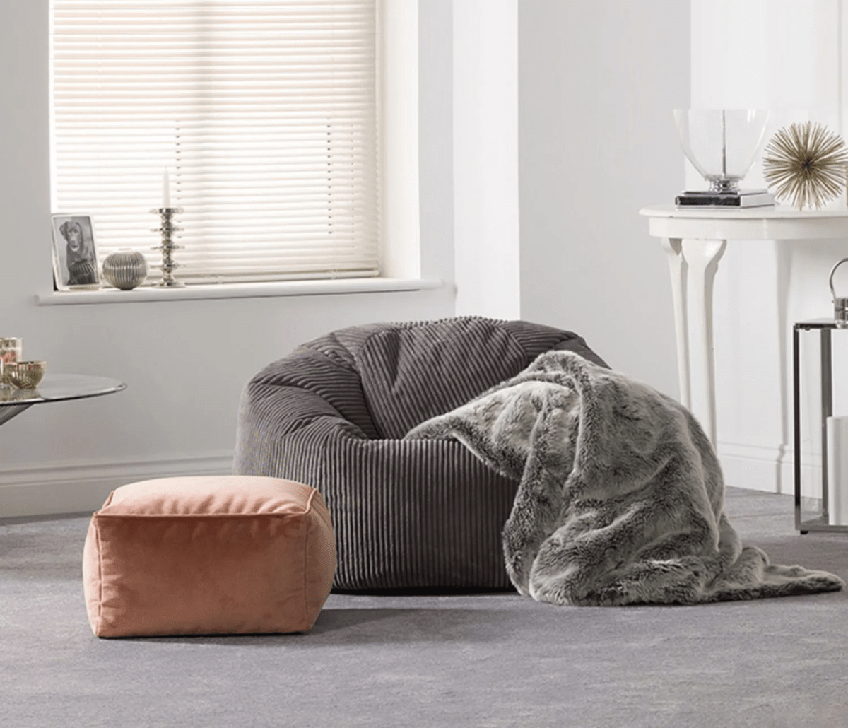 Wagner - Beanbag with Filling Corner Seat 85x50cm - Act Design Shop