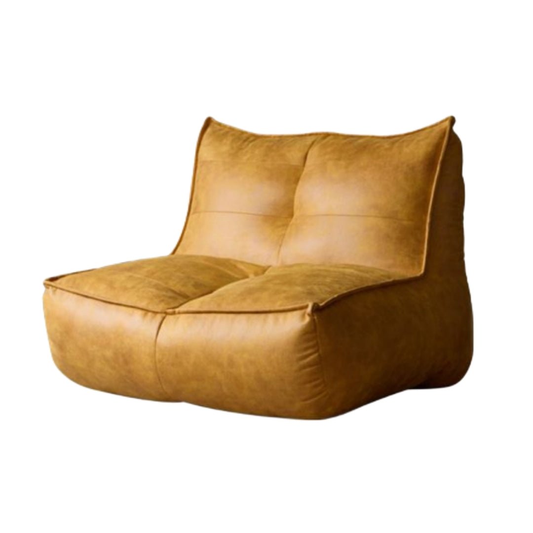 Wagner - Fauteuil Beanbag Rib Modern Retro - Leather - Act Design Shop