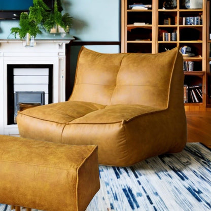 Wagner - Fauteuil Beanbag Rib Modern Retro - Leather - Act Design Shop