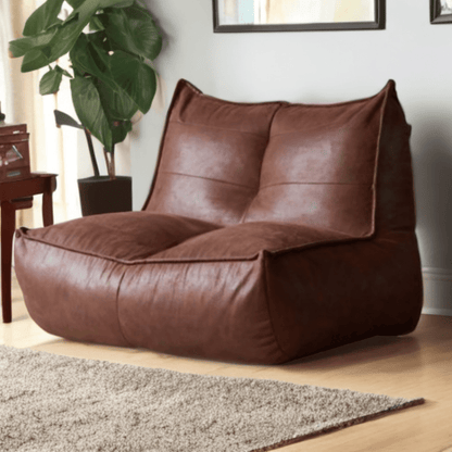 Wagner - Fauteuil Beanbag Rib Modern Retro - Leather - Act Design Shop