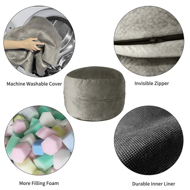 Wagner - Foam Croco Beanbag - Act Design Shop