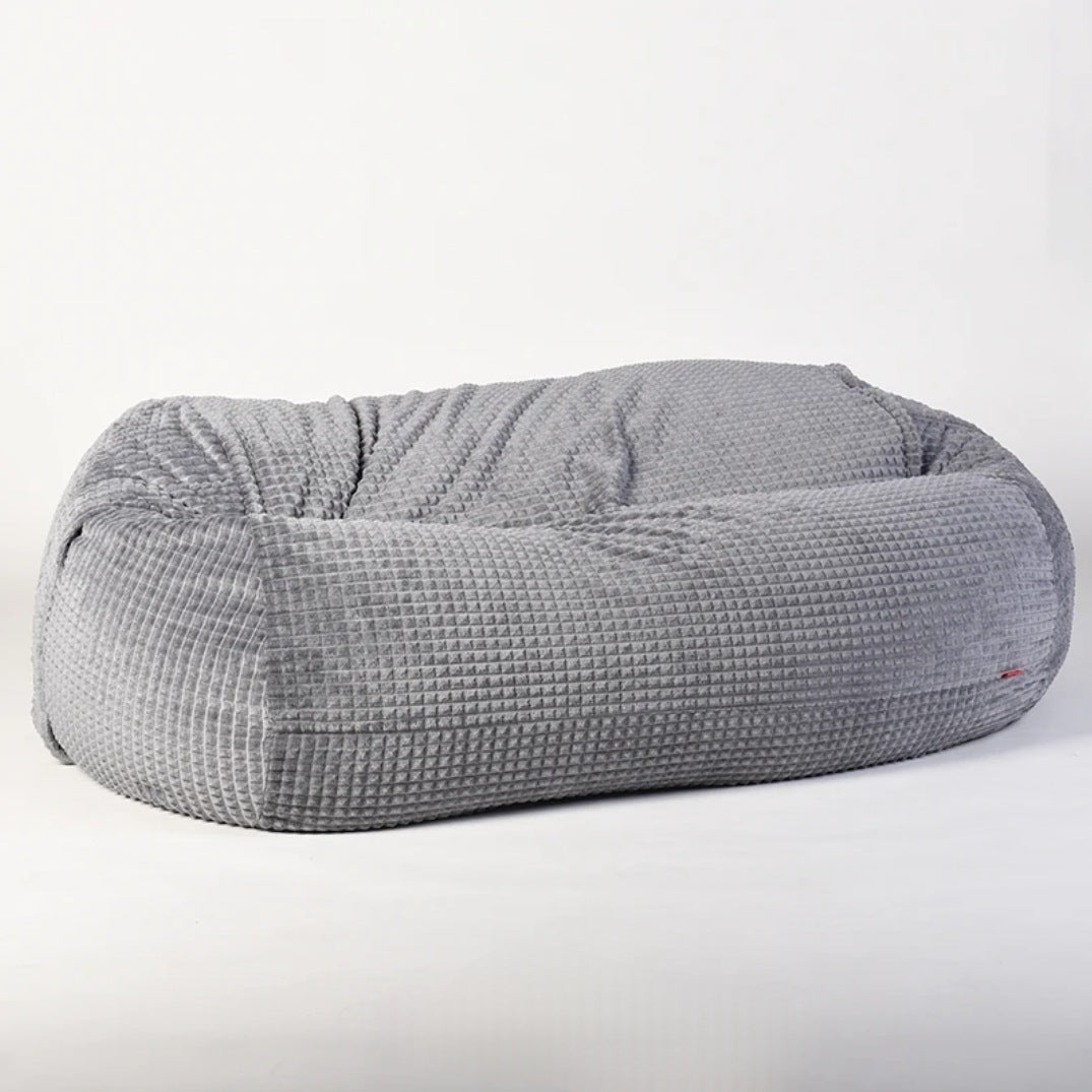 Wagner - Long Mega XXL Beanbag Grey Pattern - Act Design Shop