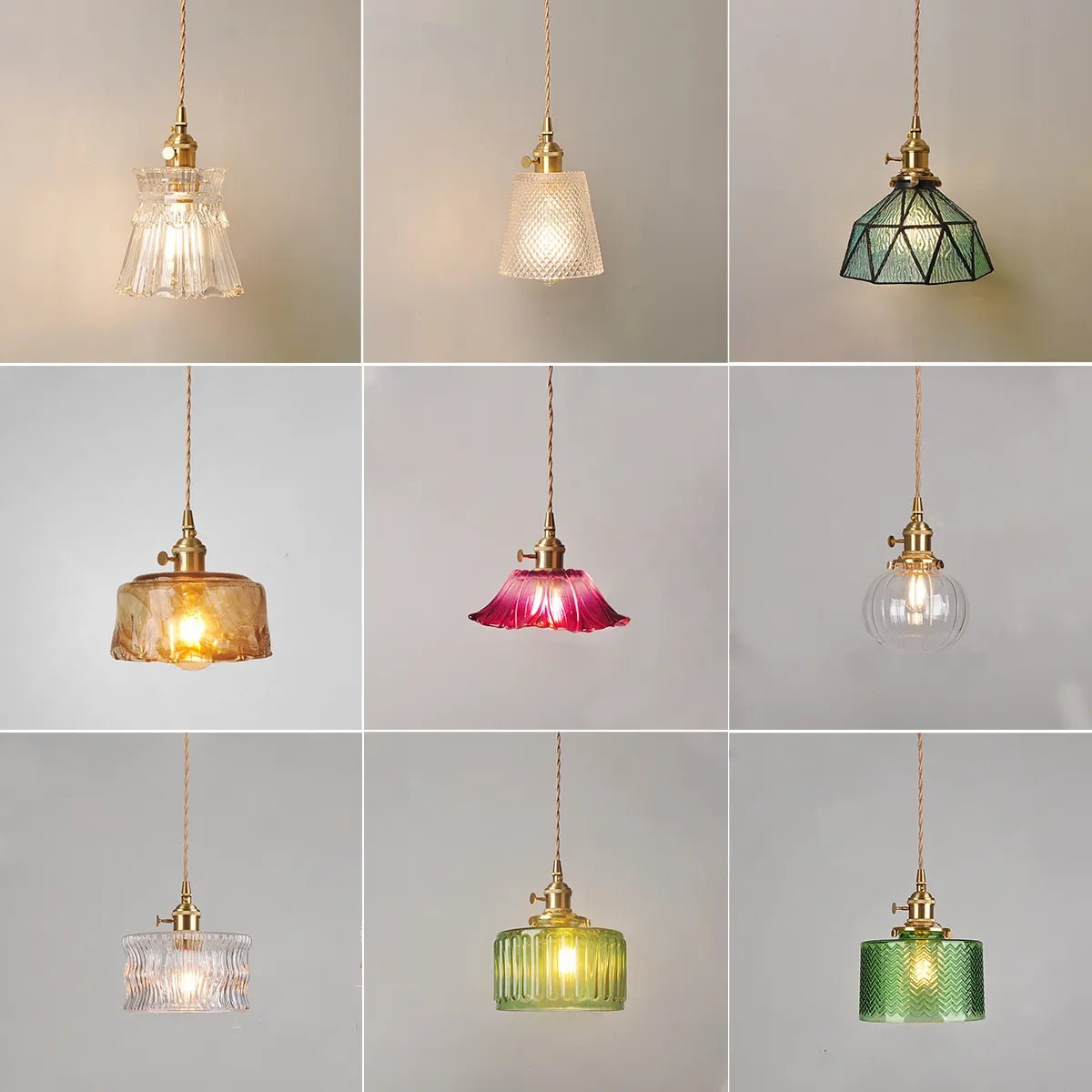 23 Style Scandinavian Glass Chandelier Lights - Act Design Shop