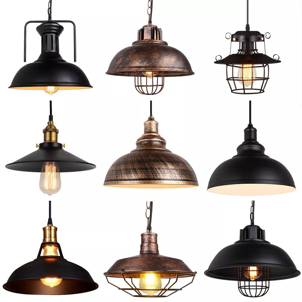 Loft Vintage Pendant Iron Lights Industrial - Act Design Shop