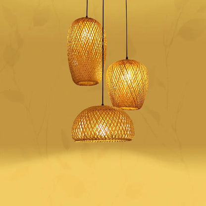 Rieten hanglampen woonkamer keuken badkamer hal entree - Act Design Shop