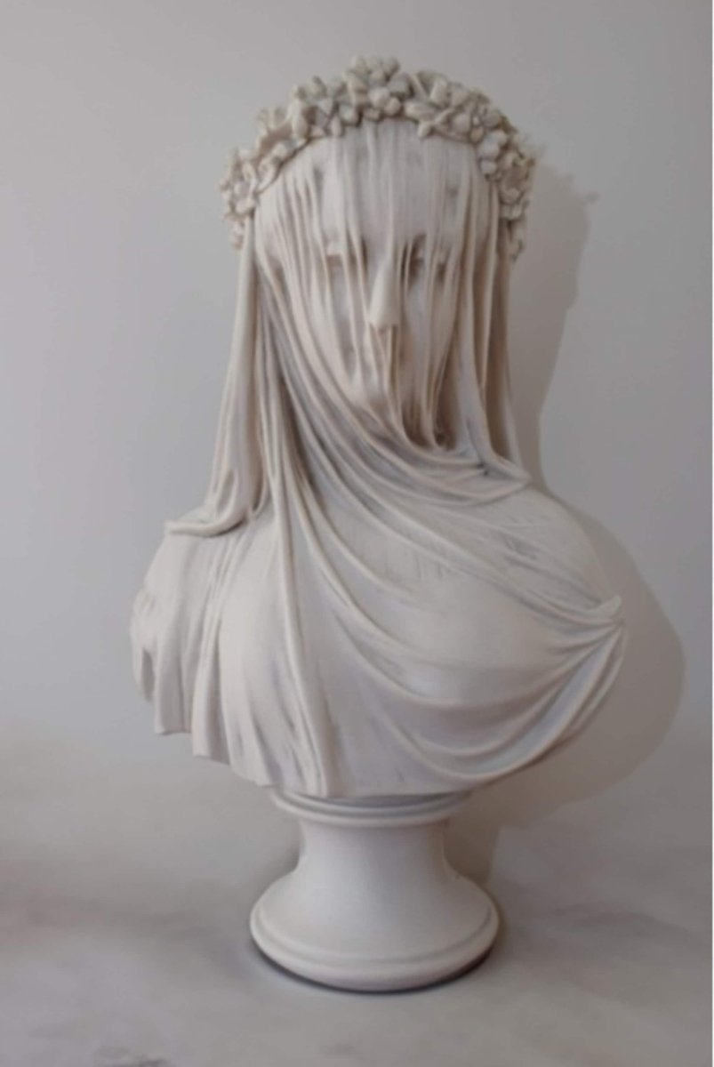 The Veiled Lady Statue 14 Inches Virgin Lady Statue - Act Design Shop