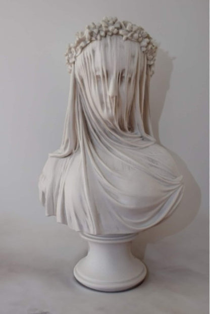 The Veiled Lady Statue 14 Inches Virgin Lady Statue - Act Design Shop
