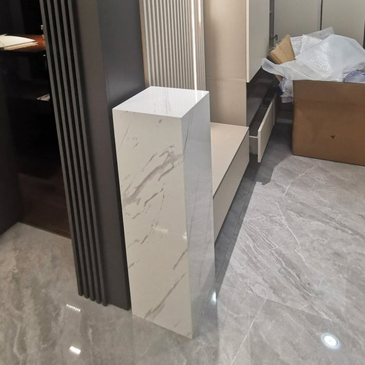White marble pedestal ornaments Floor - to - floor stone pillar pedestal - Act Design Shop