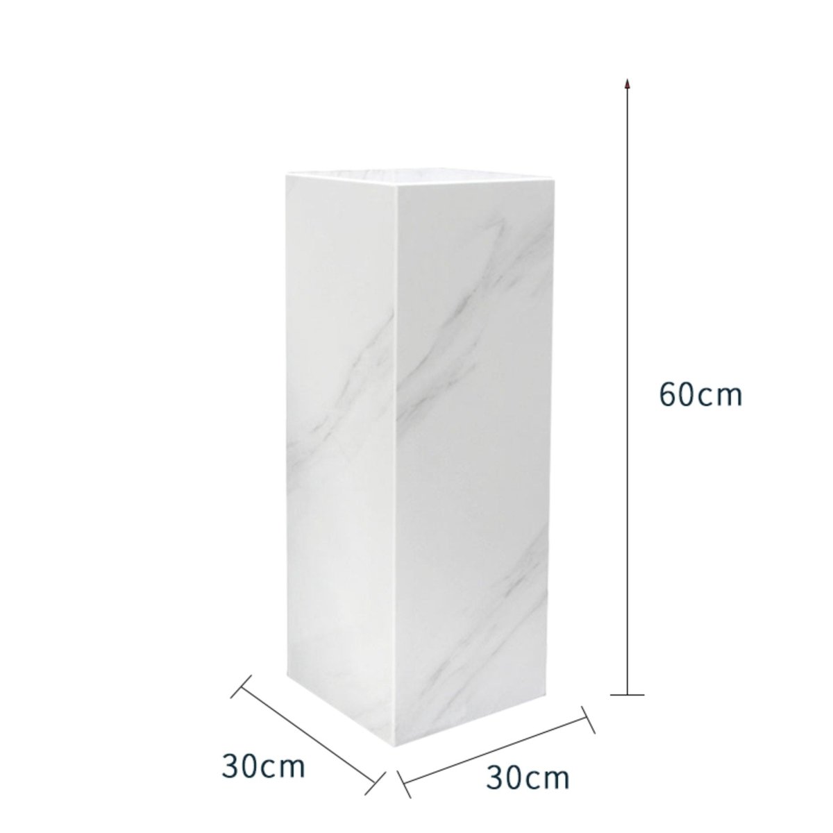 White marble pedestal ornaments Floor - to - floor stone pillar pedestal - Act Design Shop