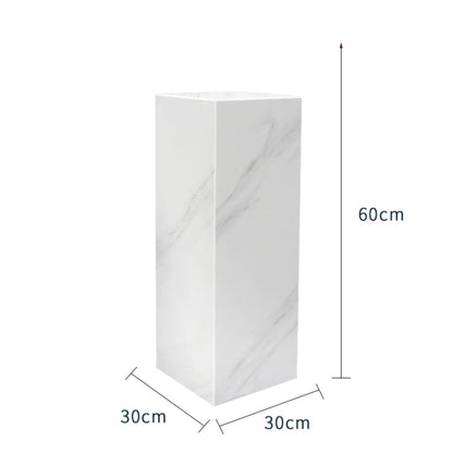 White marble pedestal ornaments Floor - to - floor stone pillar pedestal - Act Design Shop